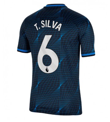 Maillot de foot Chelsea Thiago Silva #6 Extérieur 2023-24 Manches Courte